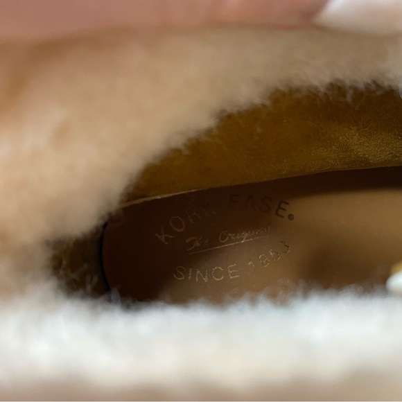 Kork Ease Winslet Cream Shearling Cuff Lace Up Bootie 11M - Picture 13 of 15